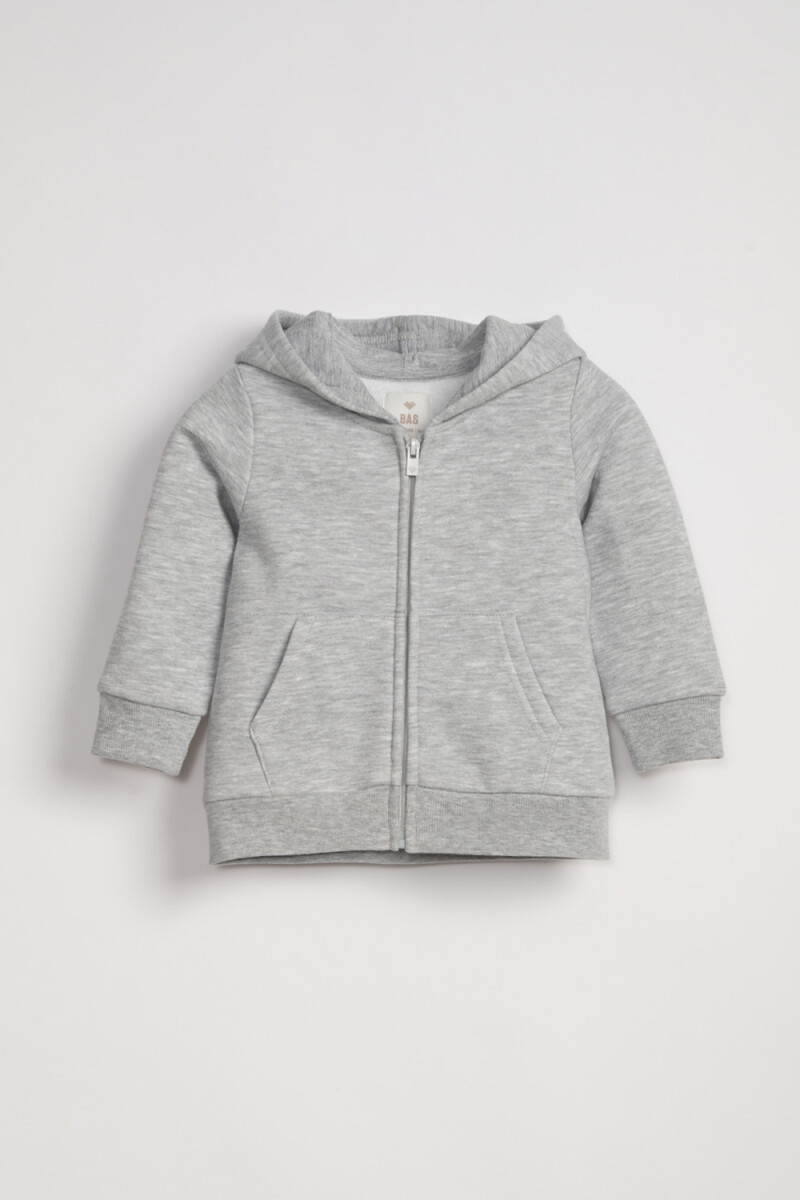 Chaqueta deportiva liviana Gris Melange