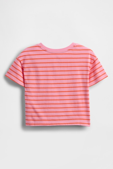 Remera Gràfico Manga Corta Toddler Niña Neon Hot Lava