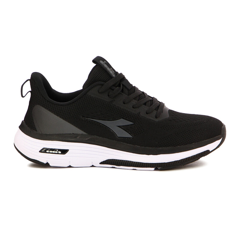 Diadora Moon Calzado Running Hombre- Negro/Blanco Negro-Blanco