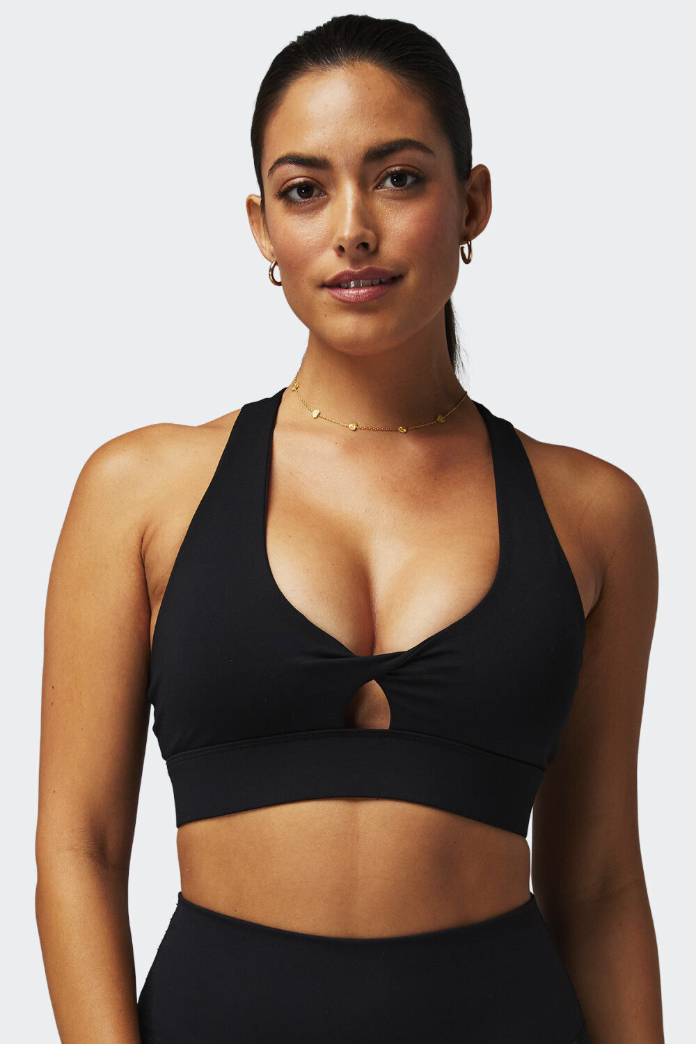 Bra Fabletics Deportivo Oasis Twist Medium Impact Negro