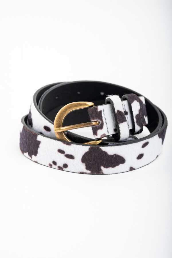 Cinto Vaca Negro