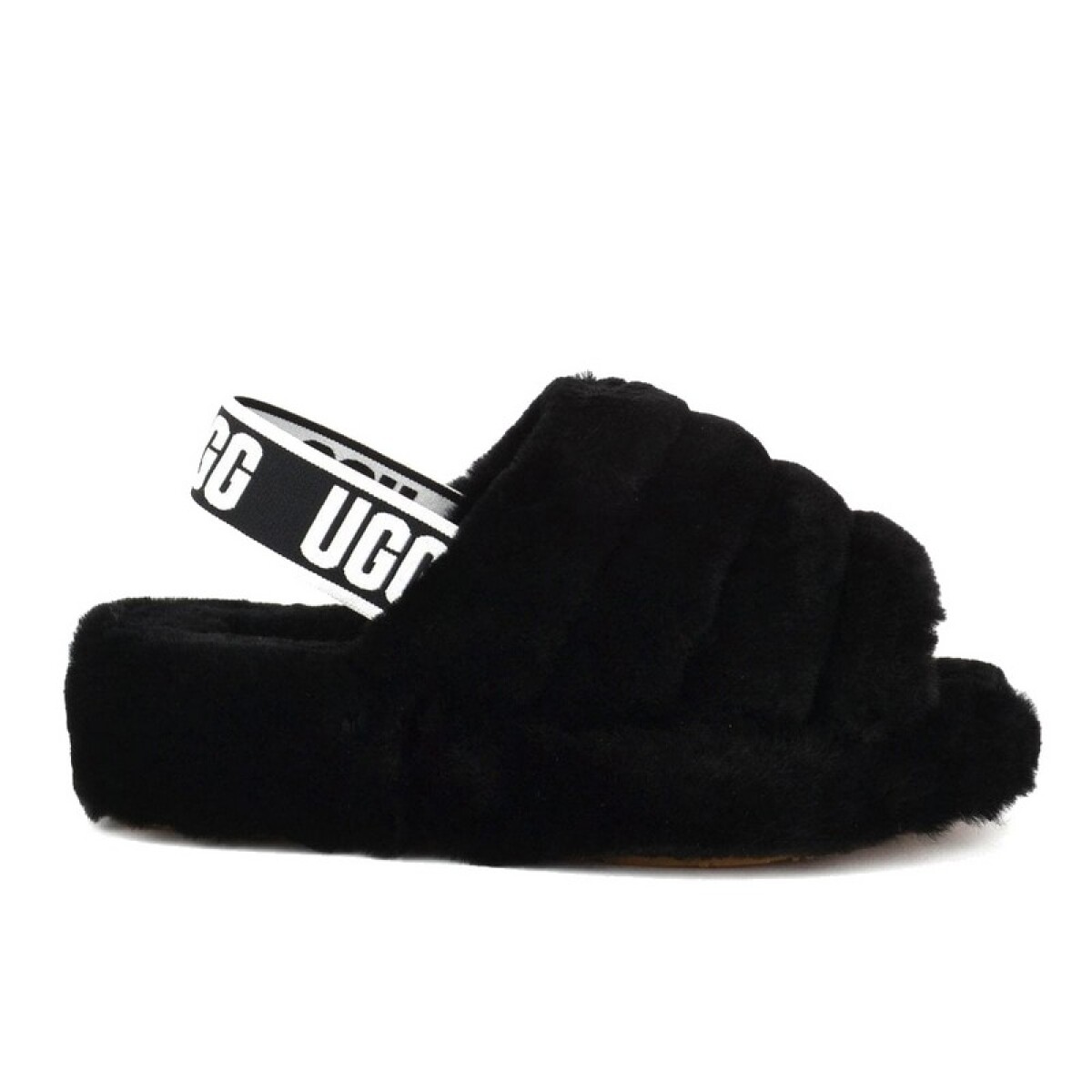 Sandalias UGG Fluff - Negro 