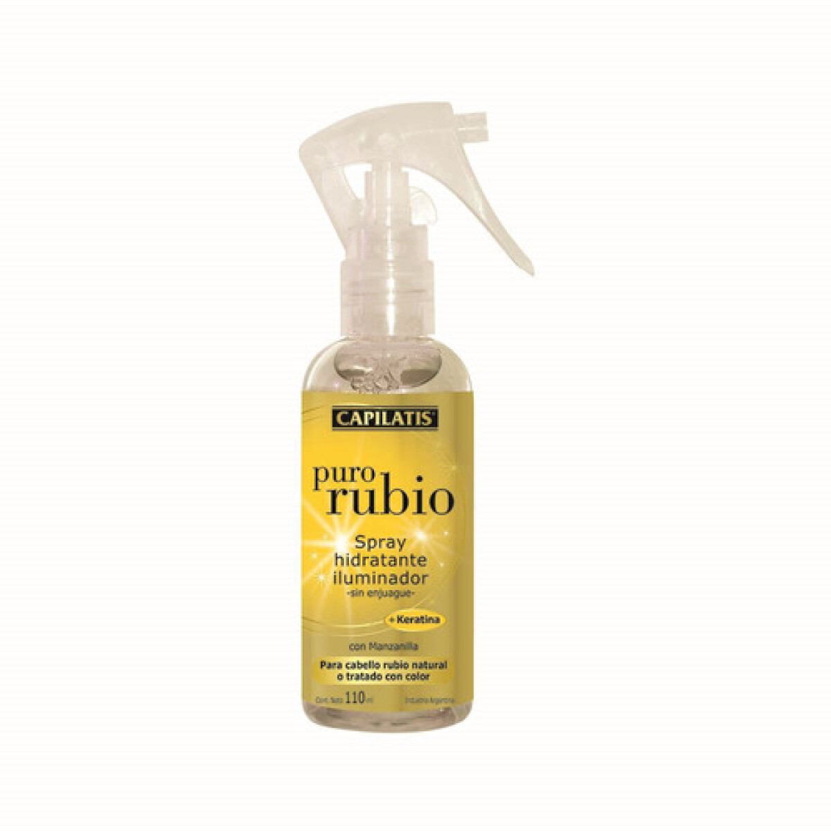 Puro Rubio Spray Hidratante Iluminador 100 ml – Brillo y Suavidad Capilar 