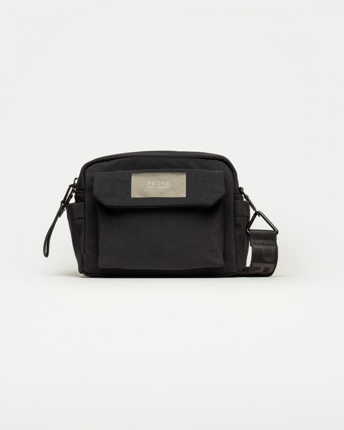 Bandolera Adventure en nylon Negro