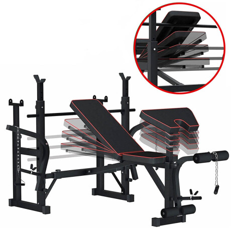Banco Pecho, Scott Y Piernas + Barra 1.80 +50k Discos 10x5kg