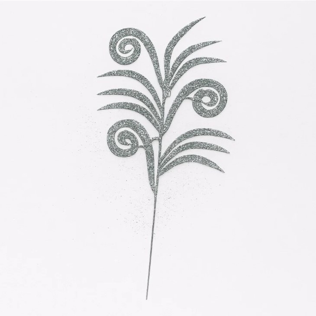 RAMA HELECHO RIZADO PLATA 42 CM. 