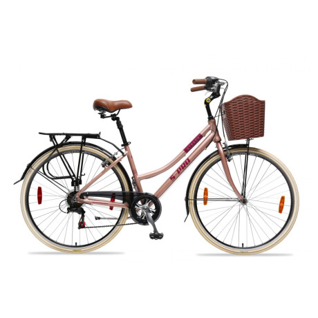 Bicicleta S-PRO talle M rodado 28 Strada Lady DLX Rosa
