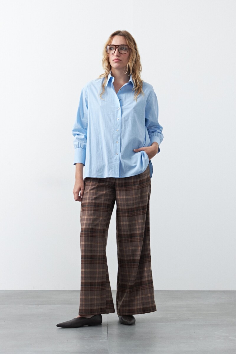 CAMISA DANAE Celeste