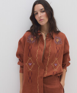Camisa Alena Ladrillo