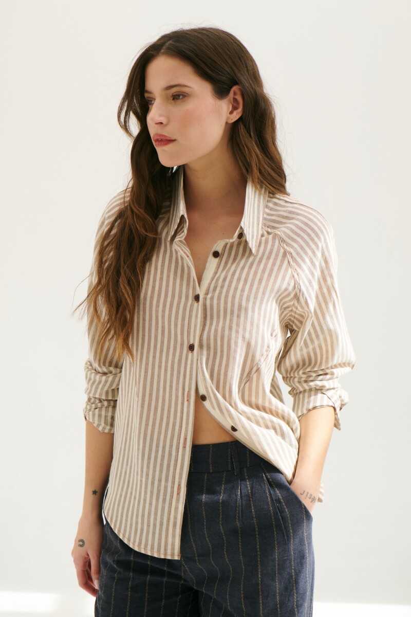 CAMISA BRUNA BEIGE