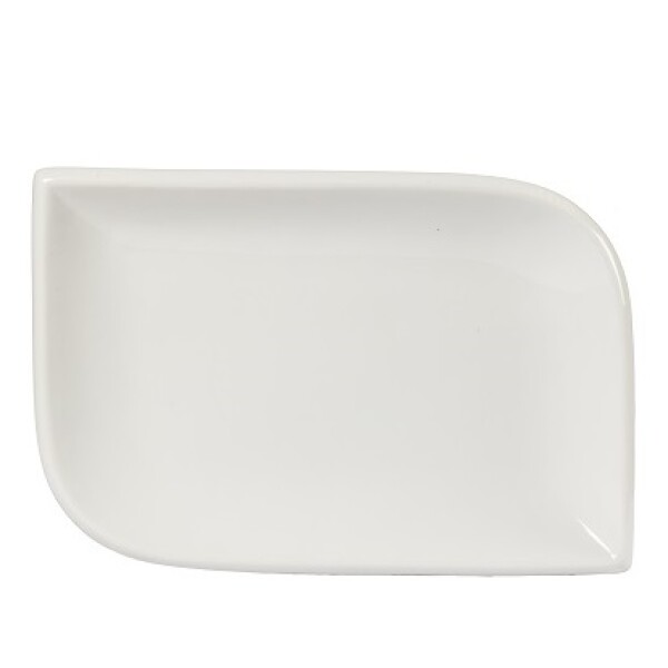 Plato rectangular blanco 17x25 cms. K-259 Plato rectangular blanco 17x25 cms. K-259