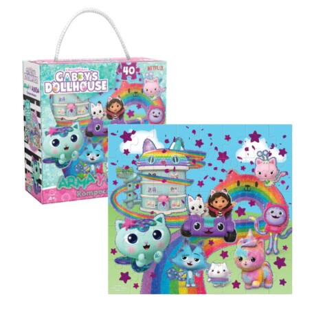 Puzzle Gabbys Dollhouse Arma y Juega 001