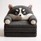 Sillón Infantil Multi Posición Perrito Gris