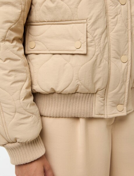 CAMPERA ADULTO CON TEXTURA - BEIGE BEIGE