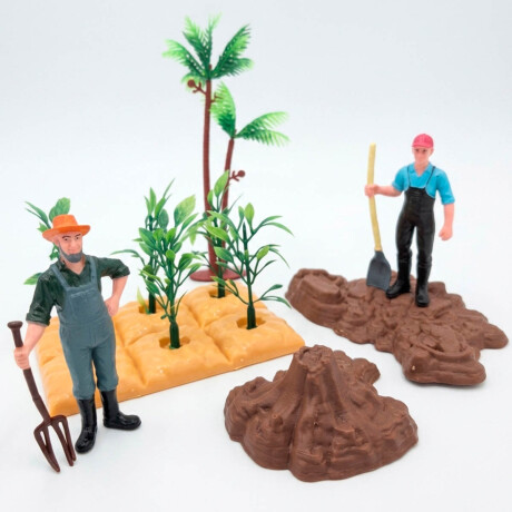 Set 57pcs Juguete Granja Farmer Animales Completa Set 57pcs Juguete Granja Farmer Animales Completa