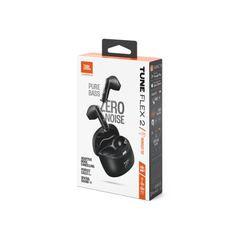 Auriculares JBL Tune Flex 2 NC con Bluetooth Black Auriculares JBL Tune Flex 2 NC con Bluetooth Black