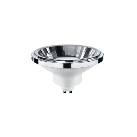 Lampara LED cromo AR111 12W 220-240V cálido 24° dimerizable VK0620