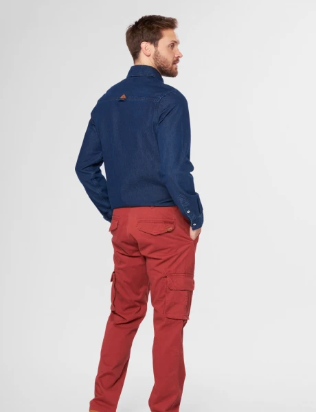 PANTALÓN CARGO SPANDEX Terracota