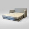 SOFA CAMA 1.46 MTS - PARRILLA EXTENSIBLE TELA GRIS - ALMOHADONES TELA CLARA SOFA CAMA 1.46 MTS - PARRILLA EXTENSIBLE TELA GRIS - ALMOHADONES TELA CLARA