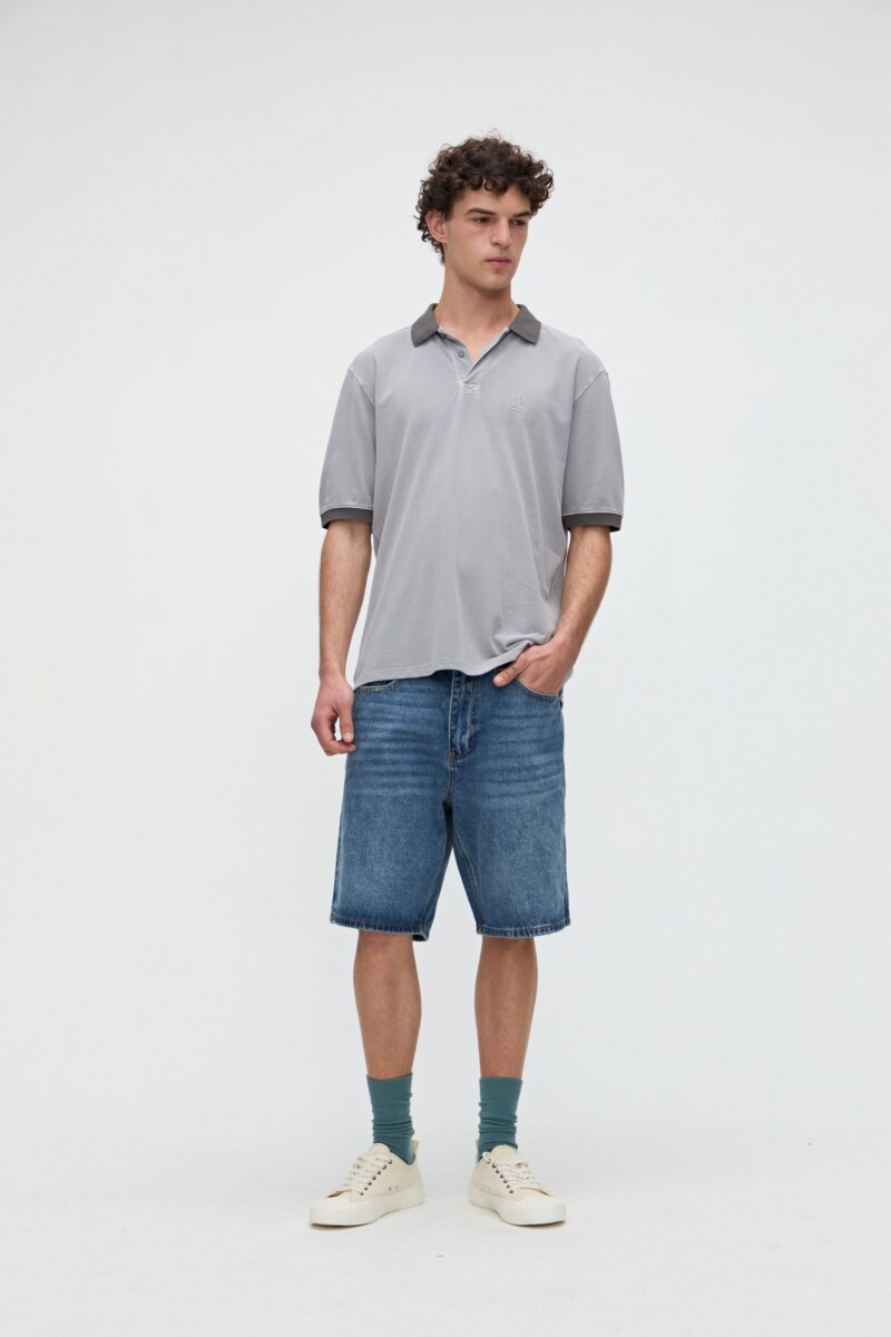 Remera polo Mikko - Gris 