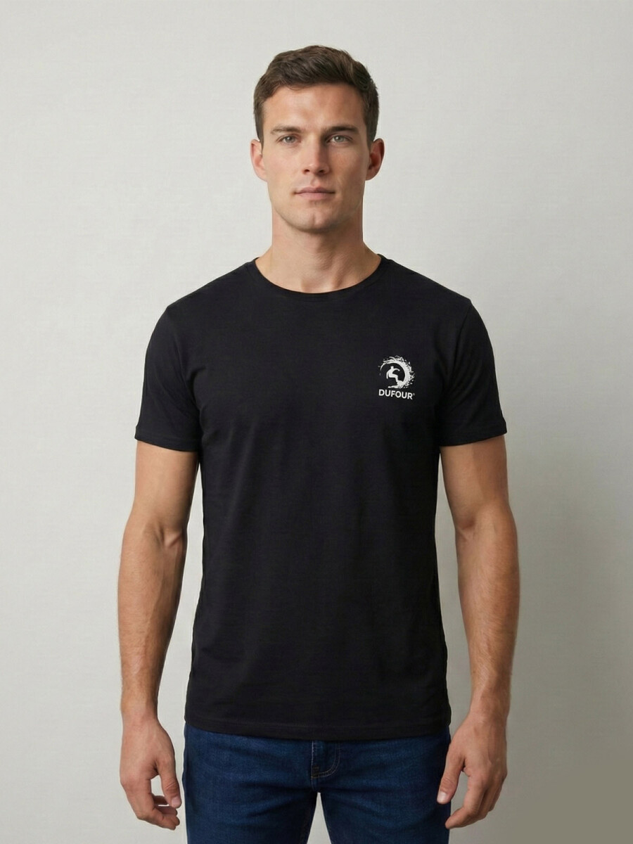 T-SHIRT SURFER - NEGRO 