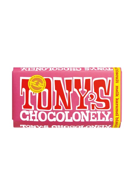 Chocolate TONY'S con Leche Trozos de Caramelo y Galletas 180 g Chocolate TONY'S con Leche Trozos de Caramelo y Galletas 180 g