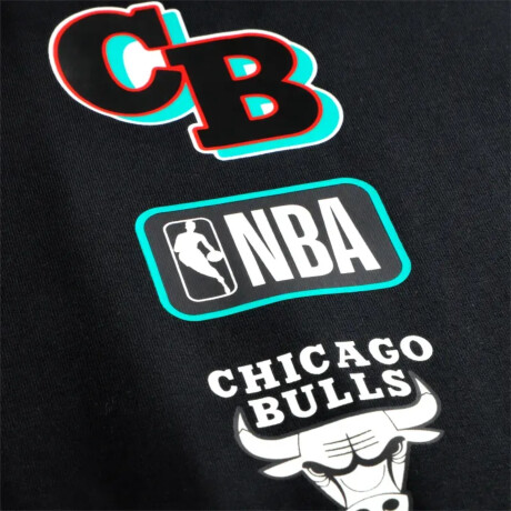 Remera NBA All NBA Chicago Bulls Black