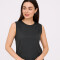 Musculosa Izelv Gris Melange Oscuro