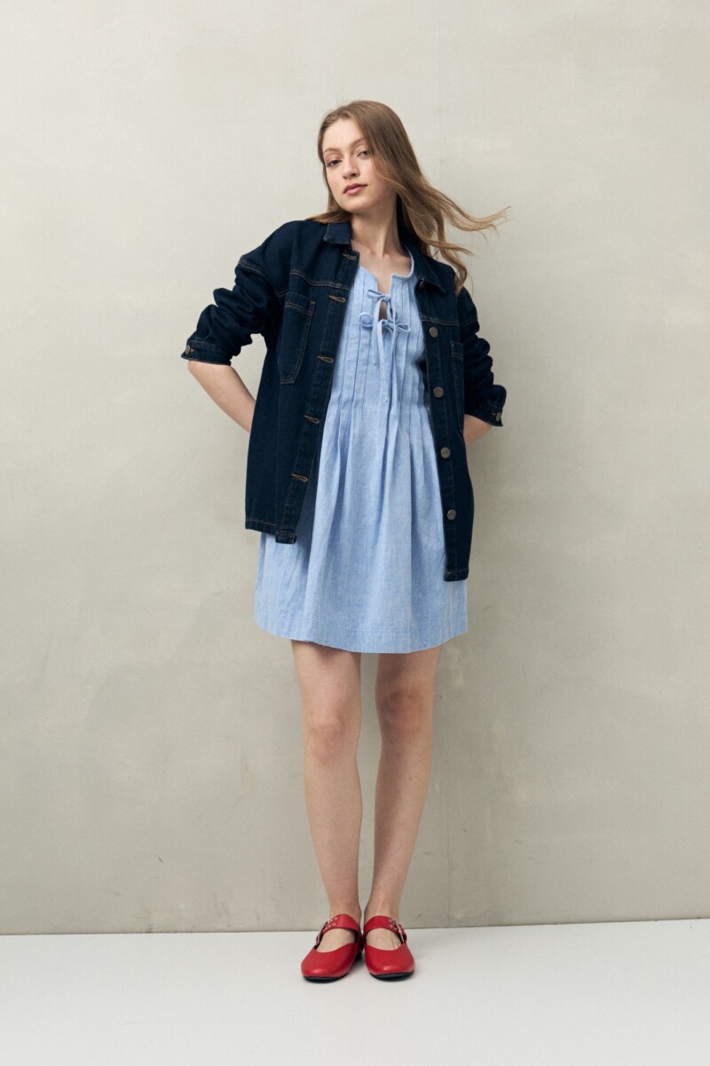 VESTIDO ODEN Azul Melange