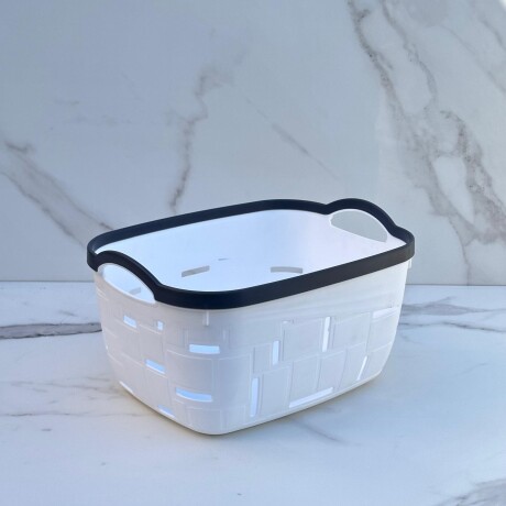 Canasto Organizador Polipropileno Alto 15cm x Ancho 22cm x Largo 30cm Canasto Organizador Polipropileno Alto 15cm x Ancho 22cm x Largo 30cm