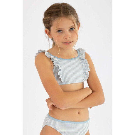 Bikini pom 2-10m Celeste