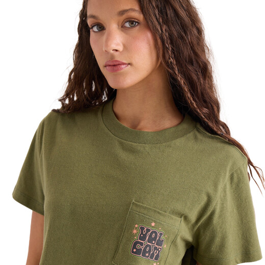 Remera Volcom Super Melt Pocket Dial - Verde Remera Volcom Super Melt Pocket Dial - Verde