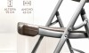 Silla de exterior plegable Marrón Silla de exterior plegable Marrón