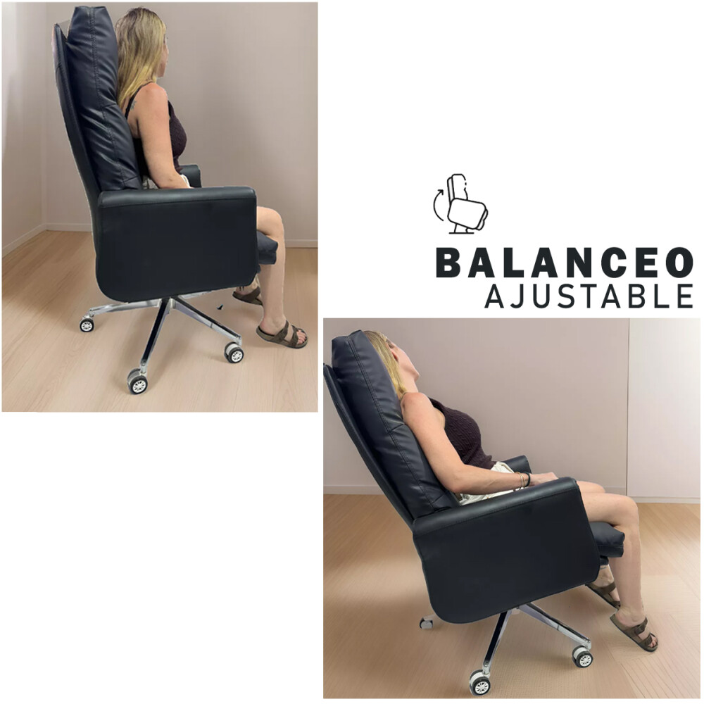 Silla giratoria ejecutiva Boss Negro