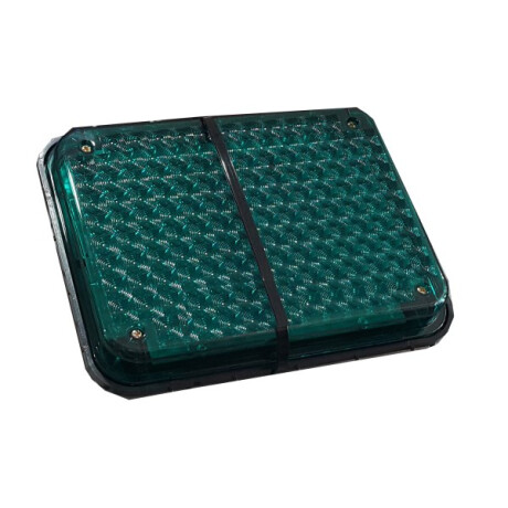 FARO LED - CUADRADO AMBULANCIA LATERAL VERDE 235X185MM - FARO LED - CUADRADO AMBULANCIA LATERAL VERDE 235X185MM -