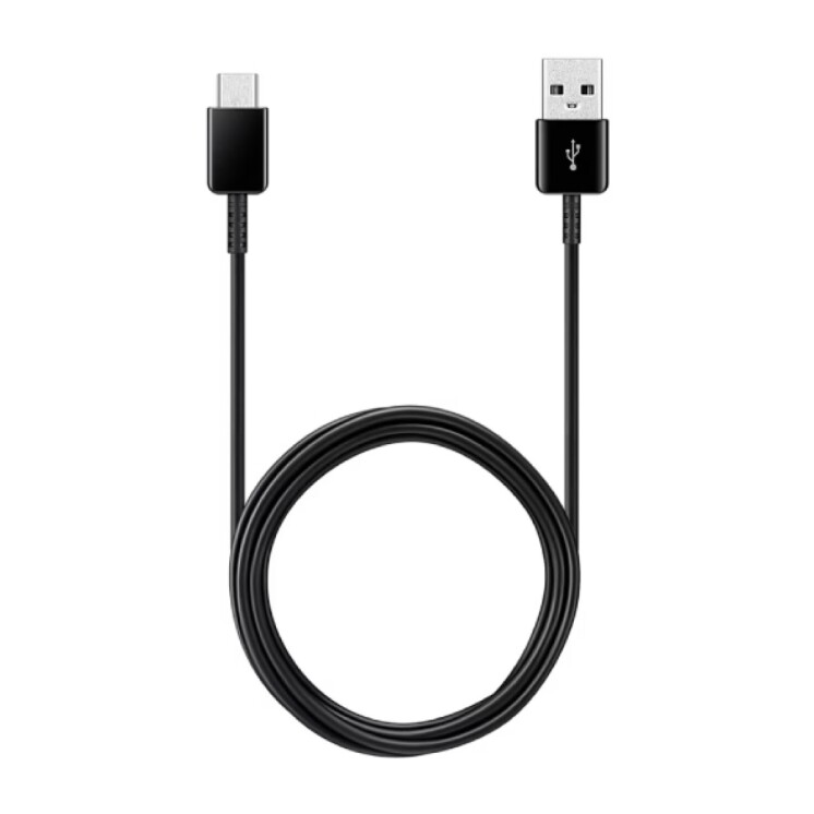 Pack 2 Cables Samsung USB-A a USB-C 1,5 m Negros EP-DG930 2-Pack