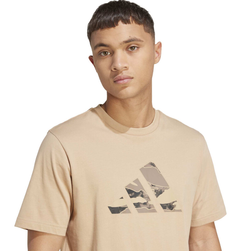 Remera Adidas T de Hombre - JM6382 Beige