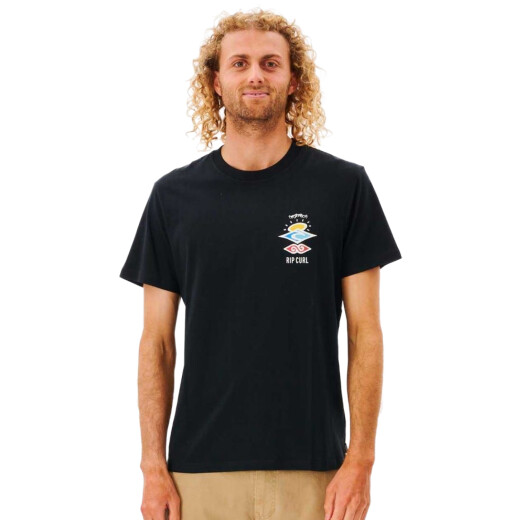 Remera MC Rip Curl Search Icon - Negro Remera MC Rip Curl Search Icon - Negro