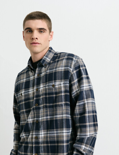 012642 CAMISA HARRY Azul