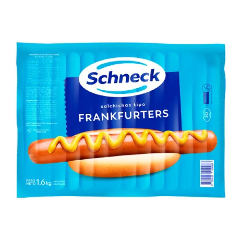 Frankfurters largos Schneck - 8 uds. Frankfurters largos Schneck - 8 uds.