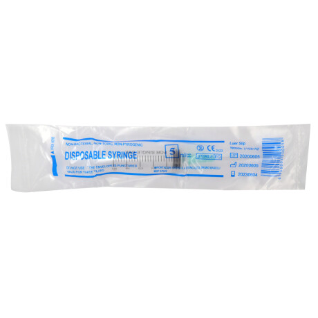 Jeringa Descartable con Aguja 5 mL x 10 un.