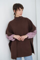 PONCHO ROMPEVIENTO MARRON