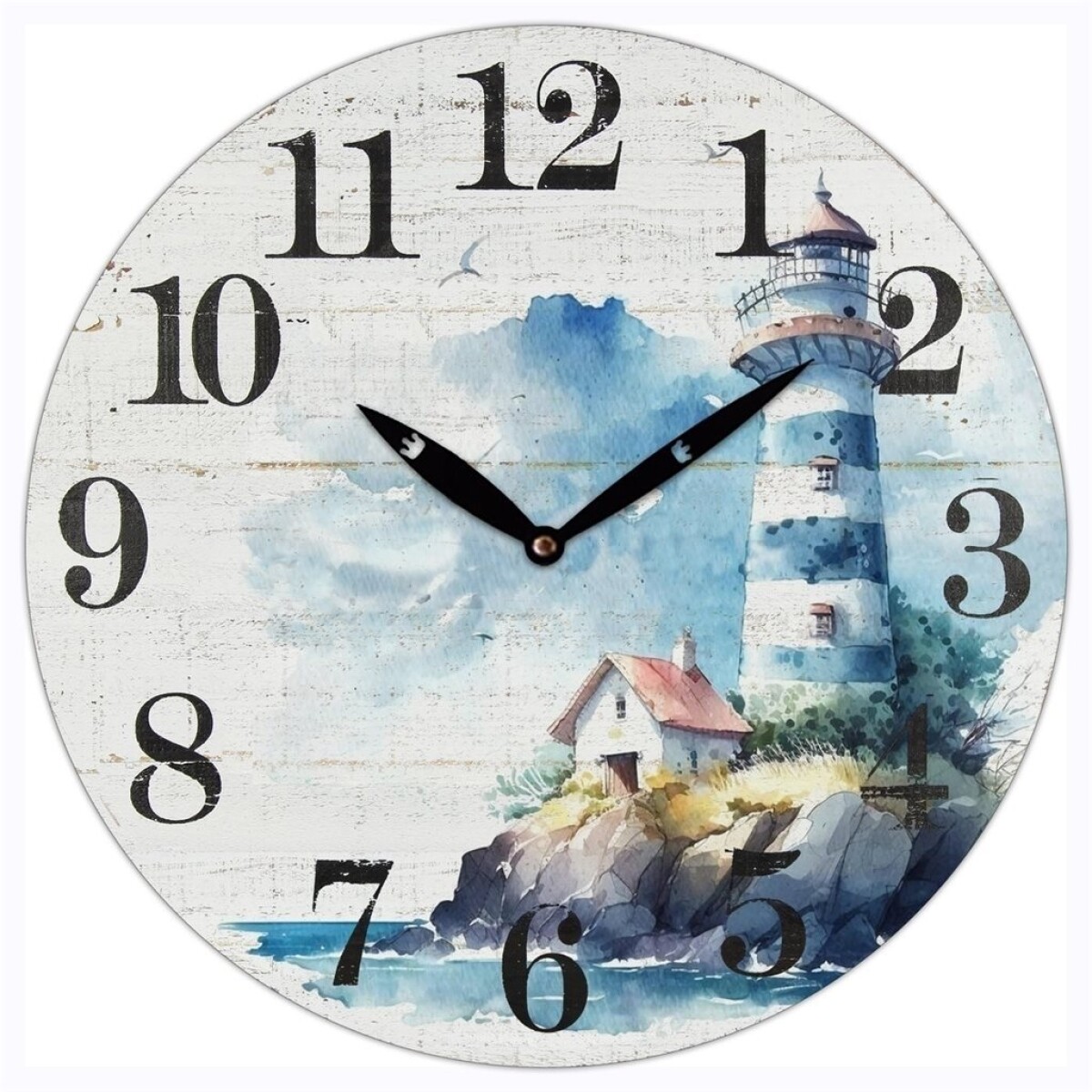 RELOJ DE PARED MDF D28.8X3.5CM FARO PLAYA 