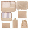 Organizadores de Valija 7 Piezas Beige