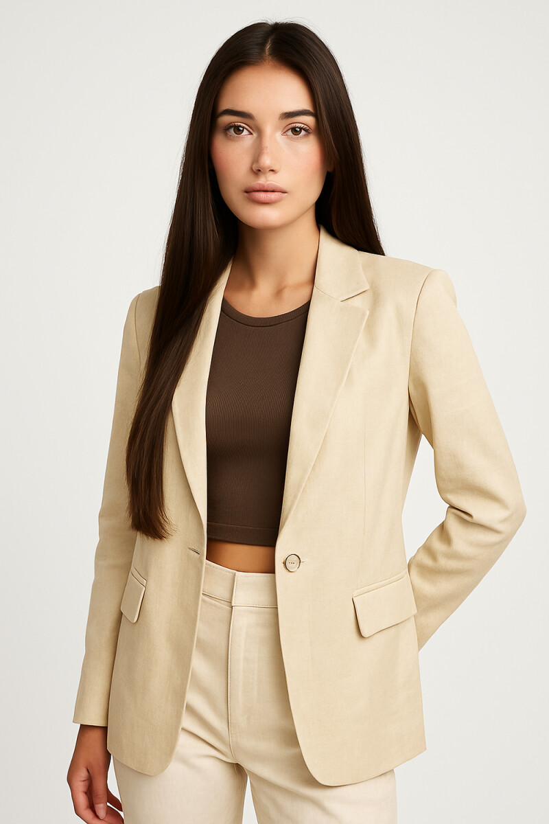 Blazer Lessal - Crudo / Natural 