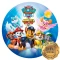Lámina Paw Patrol Mighty Pupi Red.