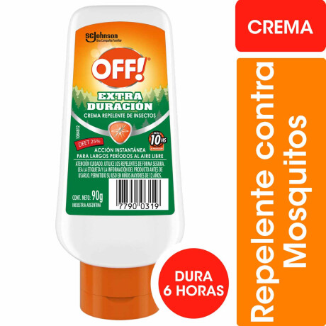 REPELENTE OFF CREMA EXTRA DURACION 90 GR REPELENTE OFF CREMA EXTRA DURACION 90 GR