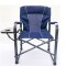 SILLA PLEGABLE CON MESA AZUL