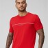 Polo The 24-7 Tee Dna Stripe Hombre Heated Red/Classic White