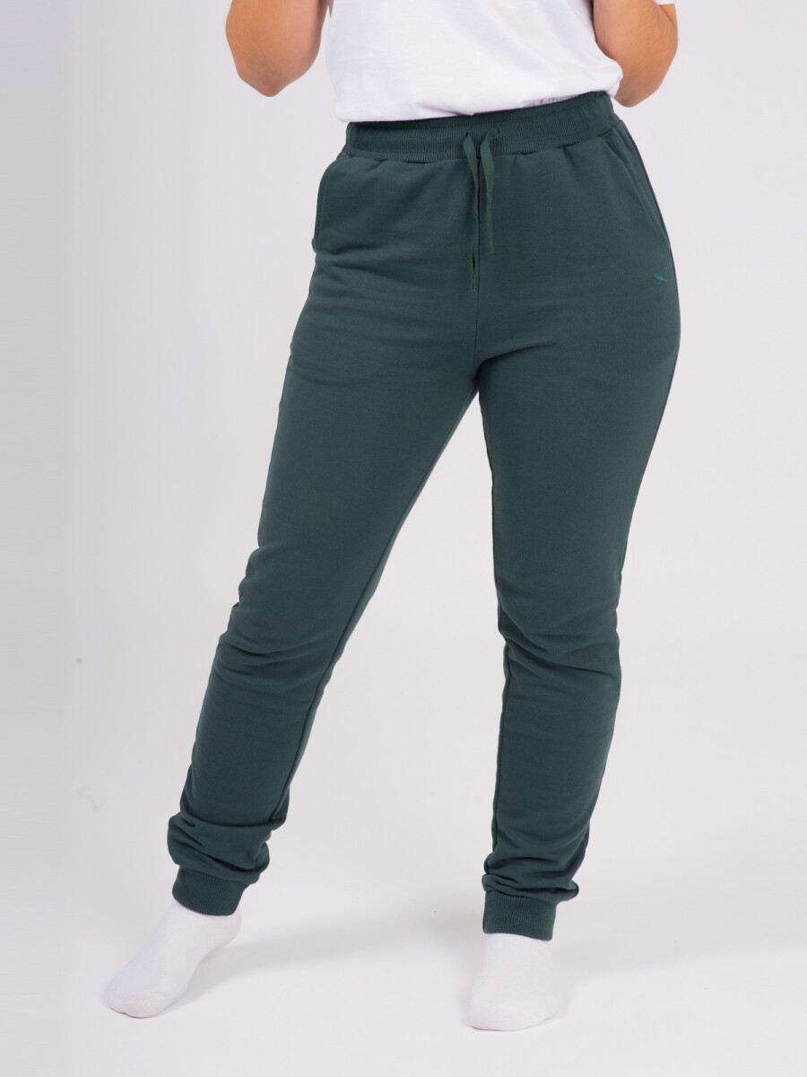 PANTALÓN BABUCHA ADULTO UNISSEX - VERDE OSCURO 